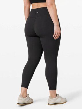 LULULEMON Wunder Train High-Rise Tight Leggings 25" Training Gym Black Womens 20